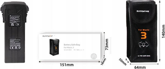 Sunnylife Negru pentru DJI Mavic 3