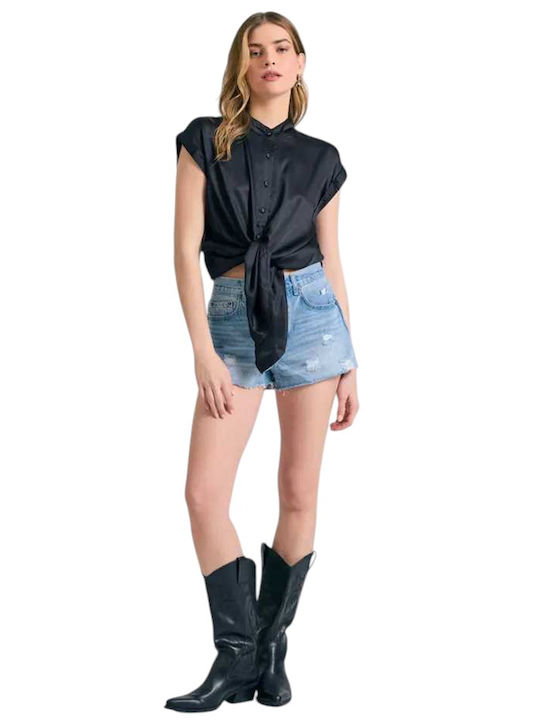 Women's Sleeveless Shirt Black