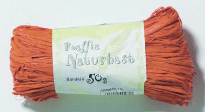 Bastelgras 50g Orange