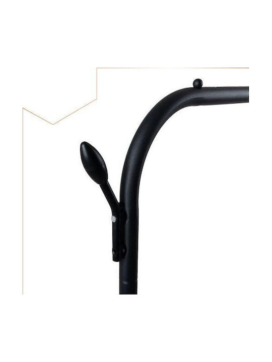 Rollbar Kleiderständer Schwarz 110x110cm