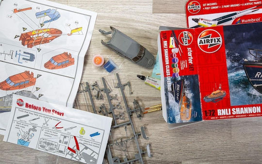 Airfix Starter Set Rnli Shannon Class Lifeboat