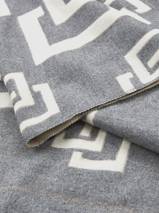Women's Knitted Scarf Gray