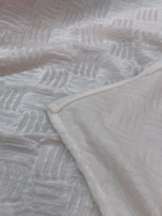 Linea Home Rafles Ριχτάρι Πολυθρόνας 180x160εκ. Εκρού LH2025150-1