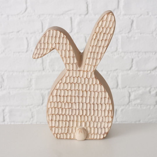 Figurina Iepure 2/ass Elana Bej 12x5x19 Cm Ceramic