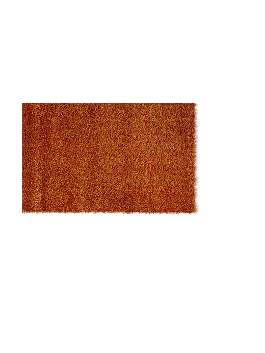 Royal Rug Rectangular Shaggy Orange