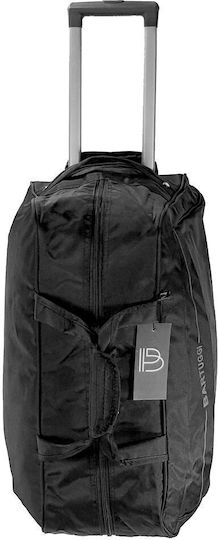 Bartuggi 718-001 Sack Voyage 68lt Black with Wheels Fabric L58xW31xH38cm