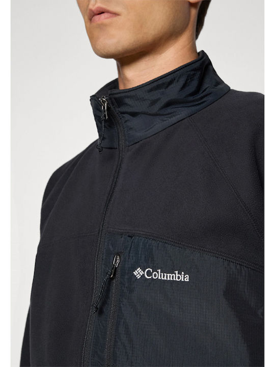 Fast Trek Men's Fleece Cardigan Black