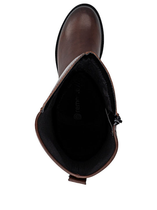 Leder Damenstiefel Braun