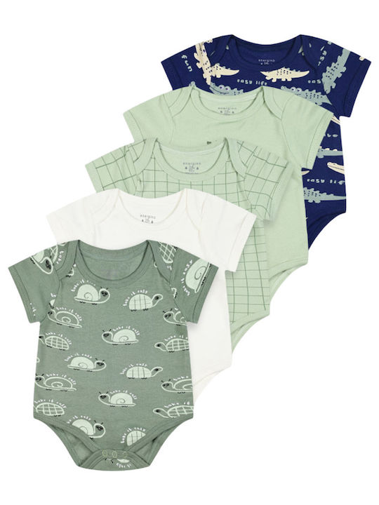 Energiers Short-Sleeved Green 5pcs