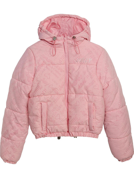Women's Short Puffer Jacket for Winter Almond Blossom