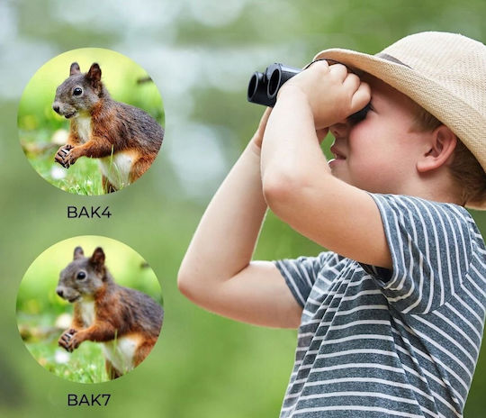 Kf Mini Binoculars 10x25mm Zoom 10x25 Bak-4 Ip65 + Case