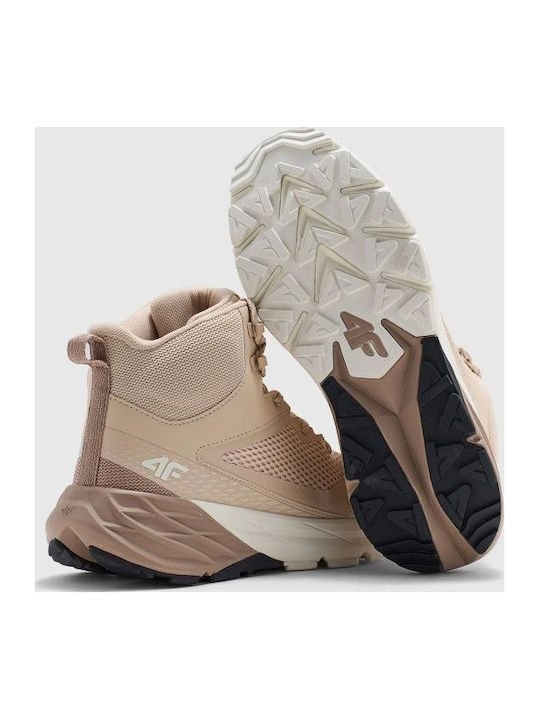 4F Women's Hiking Boots Waterproof Beige