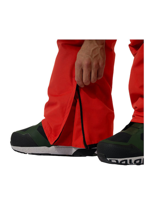 Horsefeathers OM330E Ανδρικό Παντελόνι Σκι & Snowboard Κόκκινο