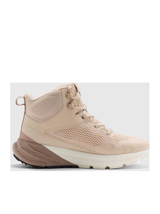 4F Women's Hiking Boots Waterproof Beige