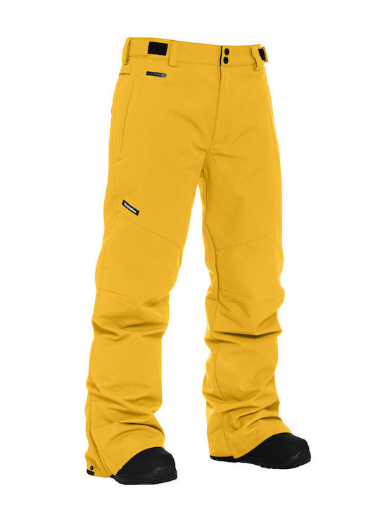 Horsefeathers OM325F Men's Trousers for Ski & Snowboard Yellow