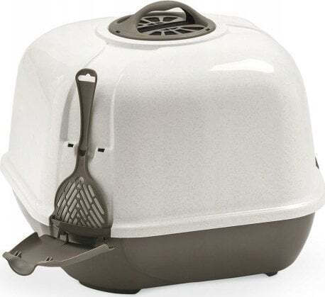 Barry King Cat Toilet Closed for Corner Brown L54 x W38.5 x H38cm