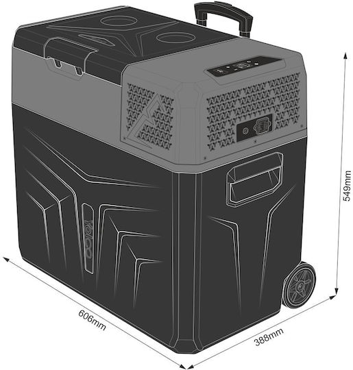 Arkas Frigider Portabil 39lt 100-240V / 12V / 24V Negru