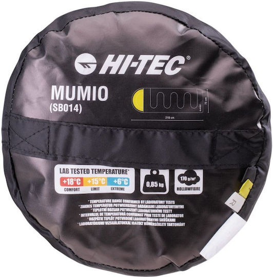 Hi-Tec Sleeping Bag Μονό Καλοκαιρινό Mumio Μαύρο