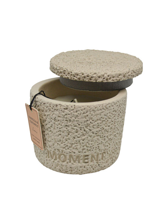 Ankor Aromatisches Kerze in Gefäß mit Vanille Parfüm 8.8x8.4cm