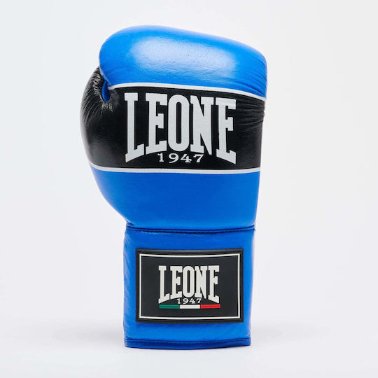 Leone 1947 Γάντια Πυγμαχίας Δερμάτινα για Αγώνα Μπλε