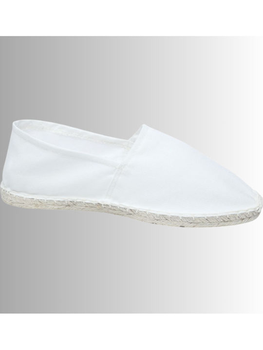 Women's Fabric Espadrilles White