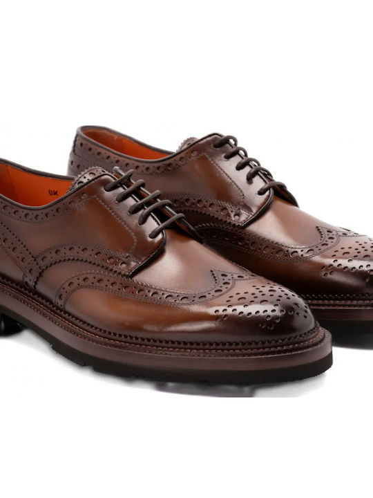 Men's Leather Oxfords Brown