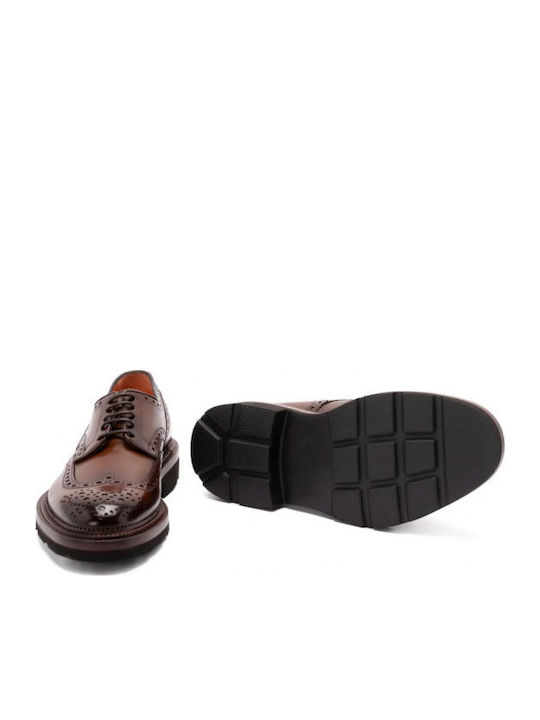 Men's Leather Oxfords Brown