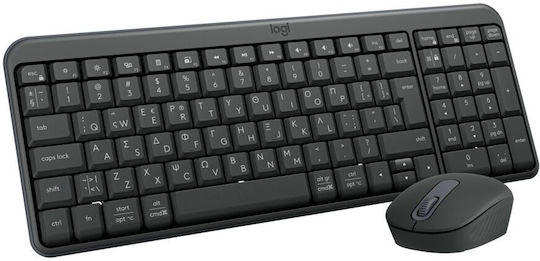 Logitech MK250 Compact Wireless Bluetooth Keyboard & Mouse Set Greek