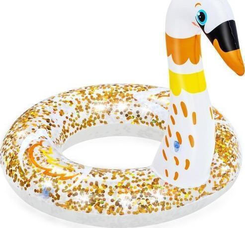 Bestway Детски Плувен Кръг Swan с Диаметър 61см. от 0 Години Бял