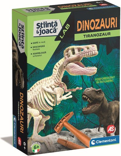 Clementoni T-rex Joc Educațional Excavare de dinozauri Știință și joc