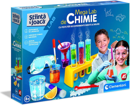 Clementoni Mega Science Laborator pentru 8+ ani Ani