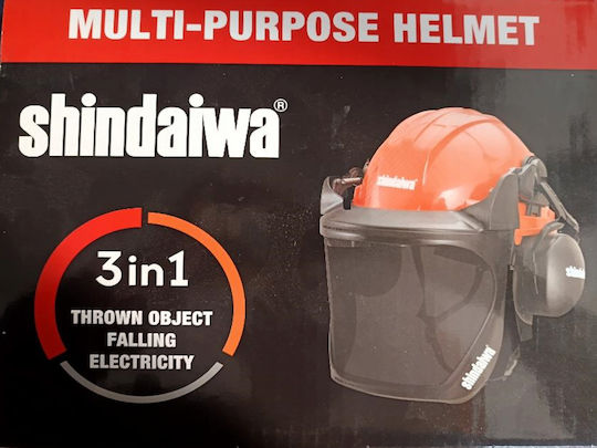 Shindaiwa PT00203S Κράνος Εργοταξίου με Ωτοασπίδες