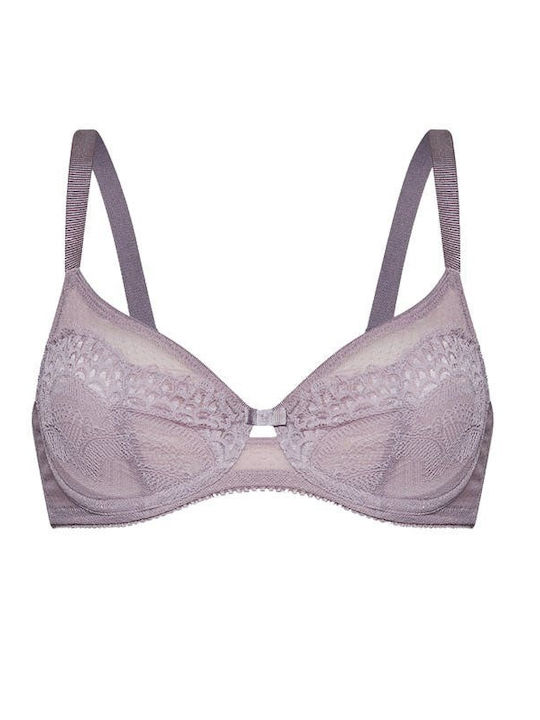 Beauty-Full Darling W02 Minimizer Minimizer Bra without Padding Underwire Purple