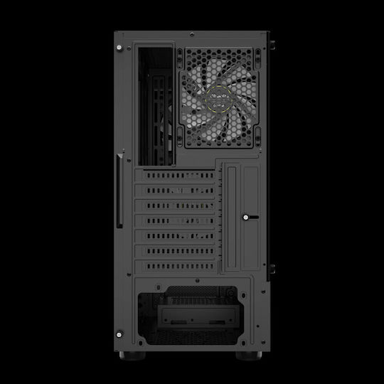 Gamdias Talos E3 CG Gaming Midi Tower Κουτί Υπολογιστή με Πλαϊνό Παράθυρο και RGB Φωτισμό Μαύρο