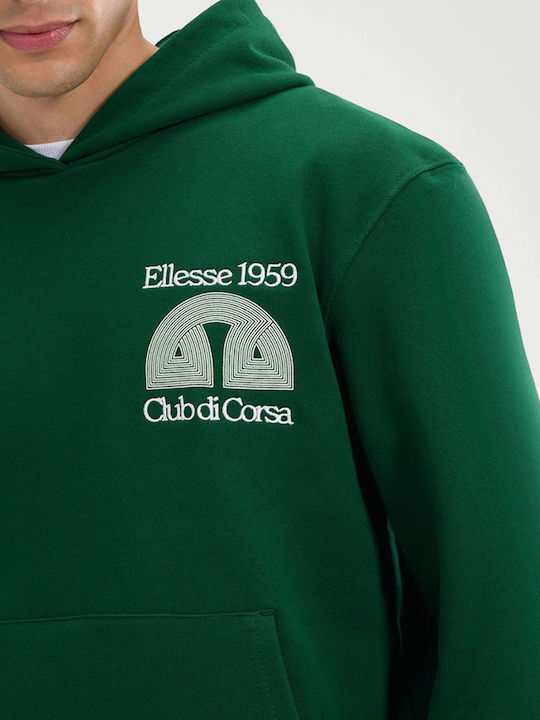 Graphics Club Di Corsa Φούτερ με Κουκούλα Dark Green