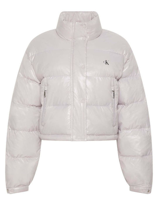 Zuschneiden Damen Puffer Jacke für Winter Rosa