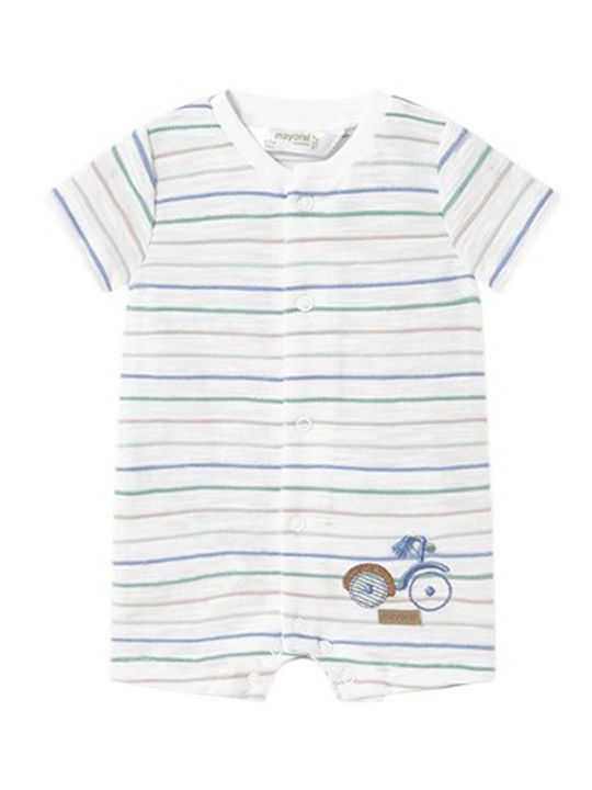 Mayoral Baby Bodysuit Set Short-Sleeved Petrol 2pcs