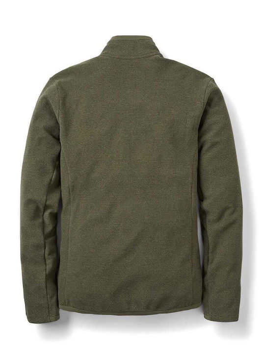 Cardigan Fleece pentru Bărbați Kaki