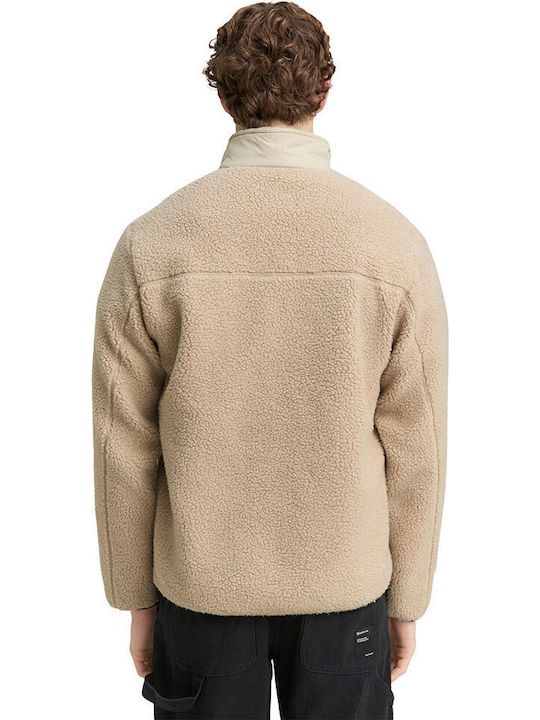 Men's Fleece Cardigan Off White