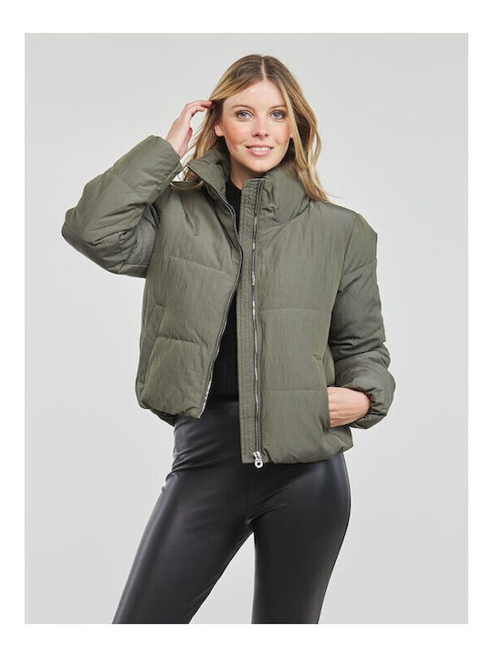 Women's Short Puffer Jacket for Winter Rosin