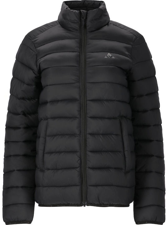 Damen Puffer Jacke für Winter Black