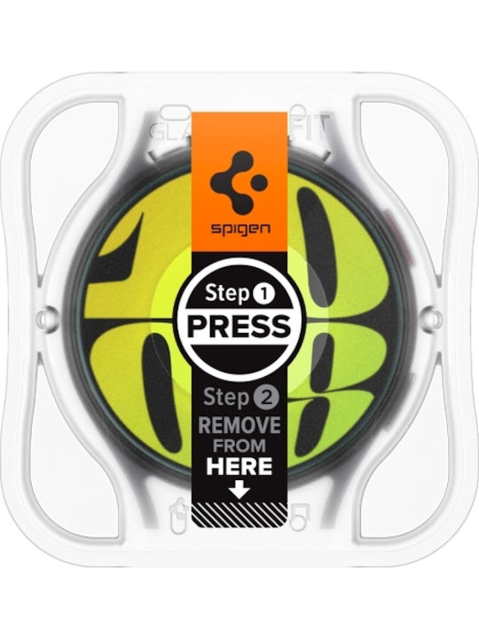 Spigen Glas.tR EZ Fit Tempered Glass for the Galaxy Watch7 44mm 2pcs AGL08493