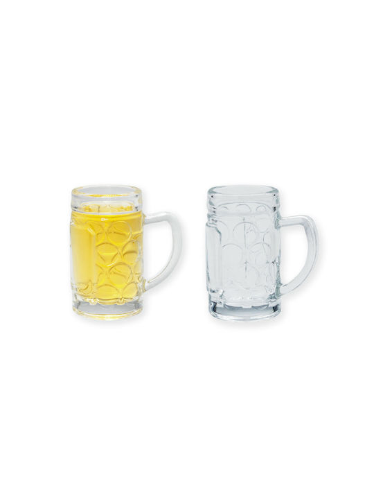 Winkee Set of Glasses Shooters / Beer, μπίρας made of Glass 50ml 4pcs