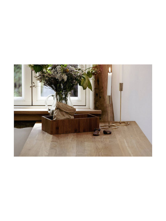 Wenko Vase General Use with Lid Wooden