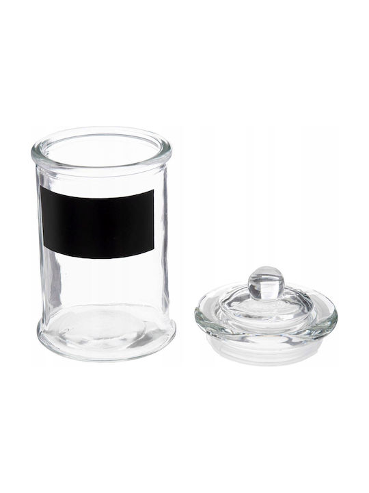 5Five 5Five Allgemeine Verwendung Glas Vasen mit Deckel Schwarzes 150ml 1 Stück