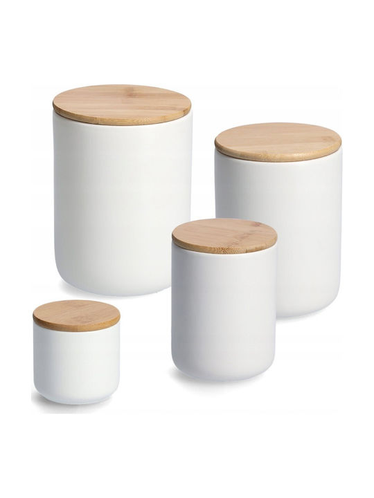 Zeller Βάζο Γενικής Χρήσης με Καπάκι Κεραμικό 320ml