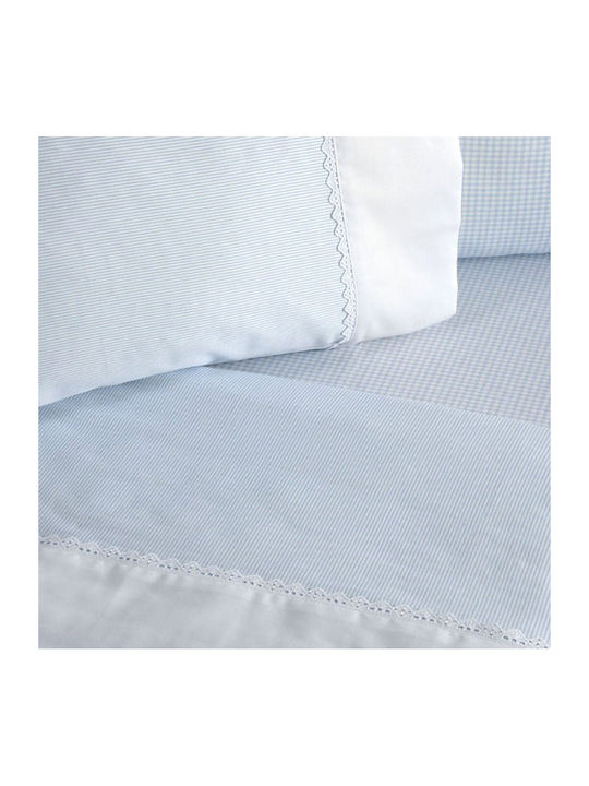 Down Town Home Cotton Baby Quilt 508 95x145cm Stripe - Carreau