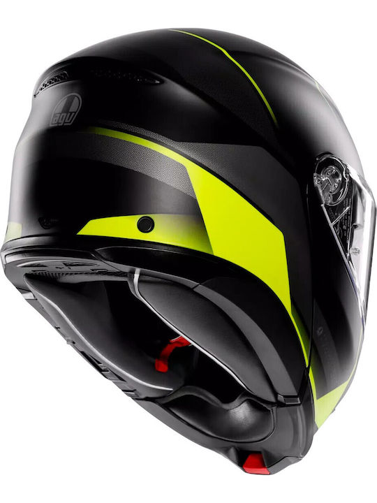 AGV Tourmodular Modular ECE 22.06 Perception Matt Black/Yellow Fluo AGV Tourmodular Modular ECE 22.06 Perception Matt Black/Yellow Fluo