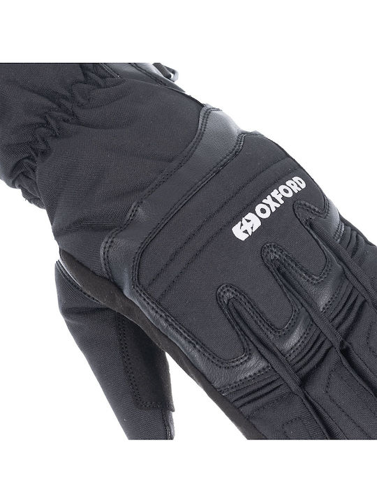 Oxford Spartan Winter Men's Motorcycle Gloves Waterproof Black