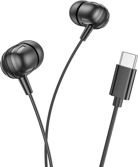 Borofone Bm77 Безжични Стерео с жак USB-C Черен